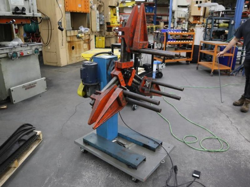 Press Room Equipment ASRM-131200 Motorizes Coil Reel, 1,200 Lb Capacity, 12&quot; Wide Coil Capacity, Manual Expand- Auction Item