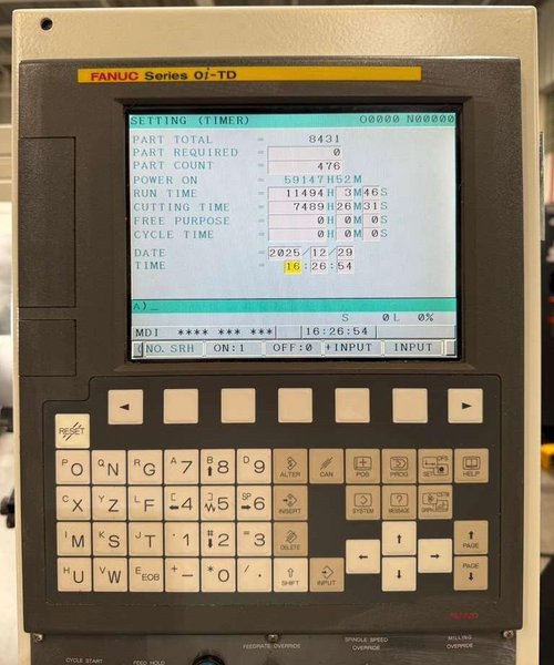 Takisawa TCC-2000 L3 CNC Turning Center – Lathe