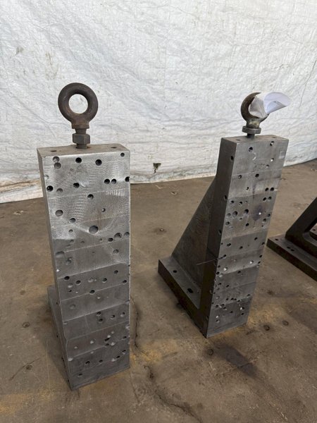 8&quot; WIDE X 30&quot; TALL X 18&quot; DEEP ANGLE PLATES. STOCK # 1119524