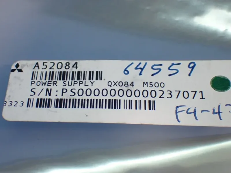 MITSUBISHI QZ084 POWER SUPPLY UNIT  -  A52084