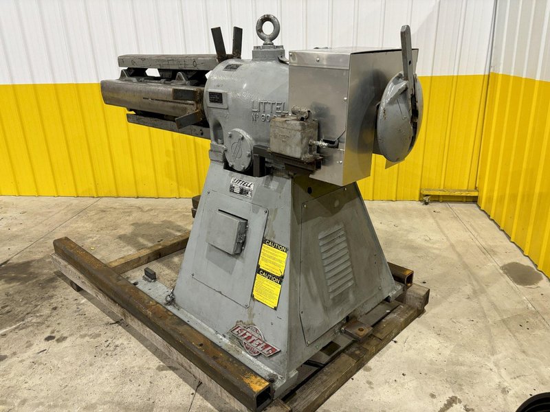10,000 LB x 36&quot; LITTELL AUTO CENTERING MODEL #90-36 UNCOILER REEL: STOCK #21186