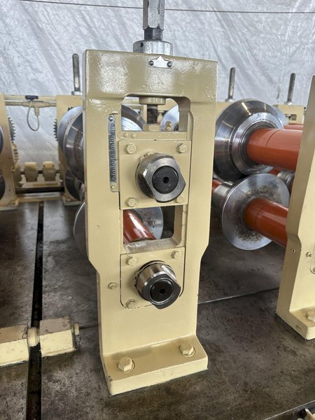 10 STAND X 3.5&quot; ARBOR X 42&quot; BRADBURY RAFTED STANDING SEAM 360/ STANDING SEAM PANEL II ROLLFORMER: STOCK #16967