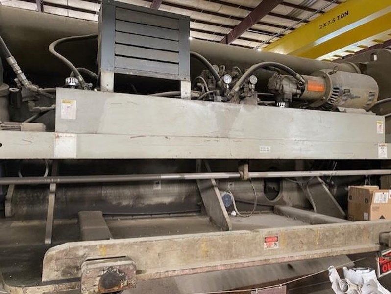 12' X 3/4" ACCURSHEAR 875012 HYDRAULIC PLATE SHEAR. STOCK # 0787924