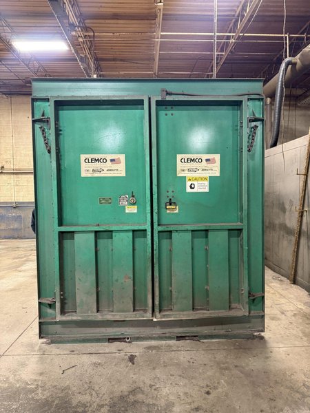 7' X 14' X 8' CLEMCO BLAST ROOM. STOCK #0431826