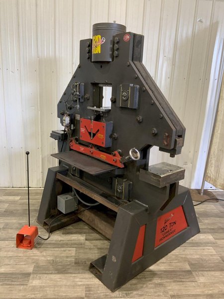 120 TON EDWARDS HYDRAULIC IRON WORKER: STOCK #81067