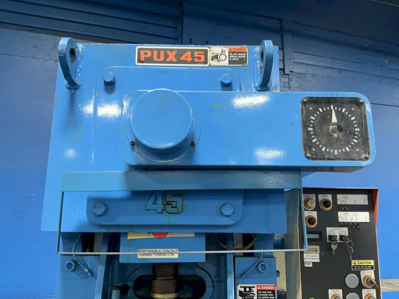 WASINO ENGINEERING 45 METRIC TON GAP FRAME PRESS  -  PUX45