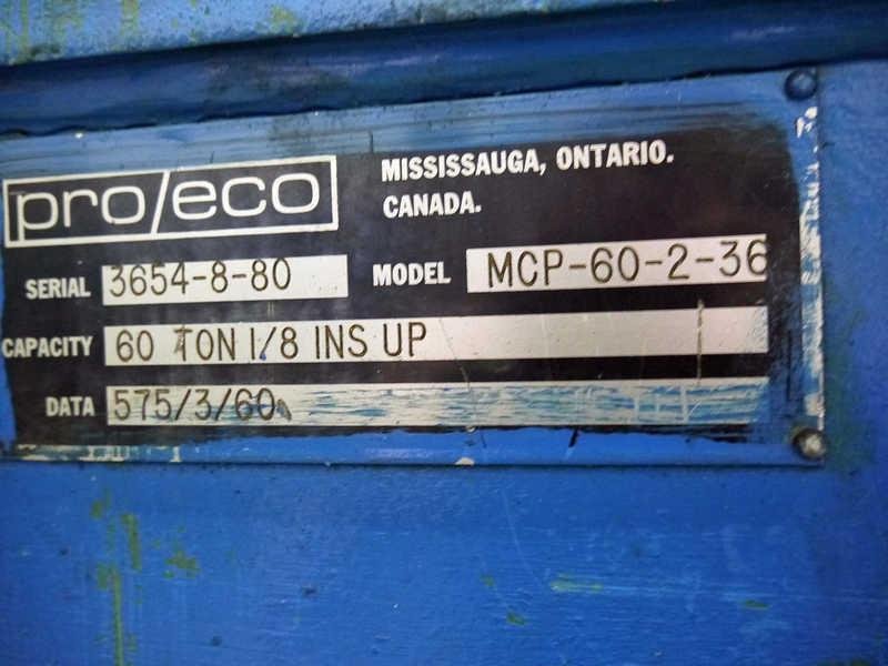 60 Ton Pro Eco Cutoff Press