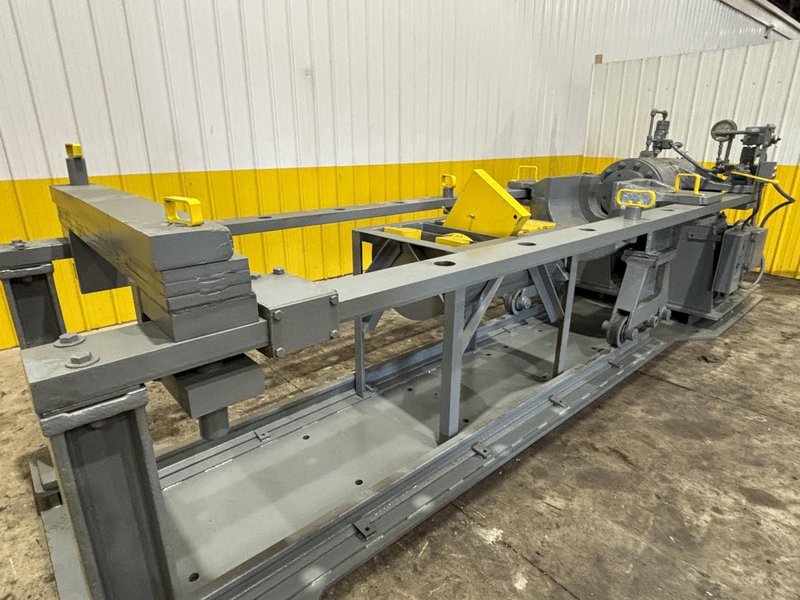 200 TON WATSON-STILLMAN HORIZONAL HYDRAULIC WHEEL PRESS: STOCK #17204