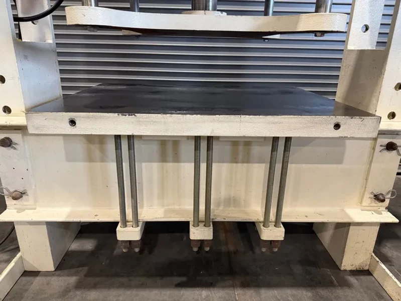 POWER TEAM 150 Ton Hydraulic H Frame Press 3 H.P. USA #7704