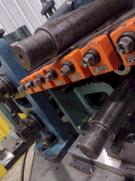 14 STAND X 2” TISHKEN MODEL #14-MW-2 ROLLFORMER 8" ROLL SPACE: YOBRO #24861