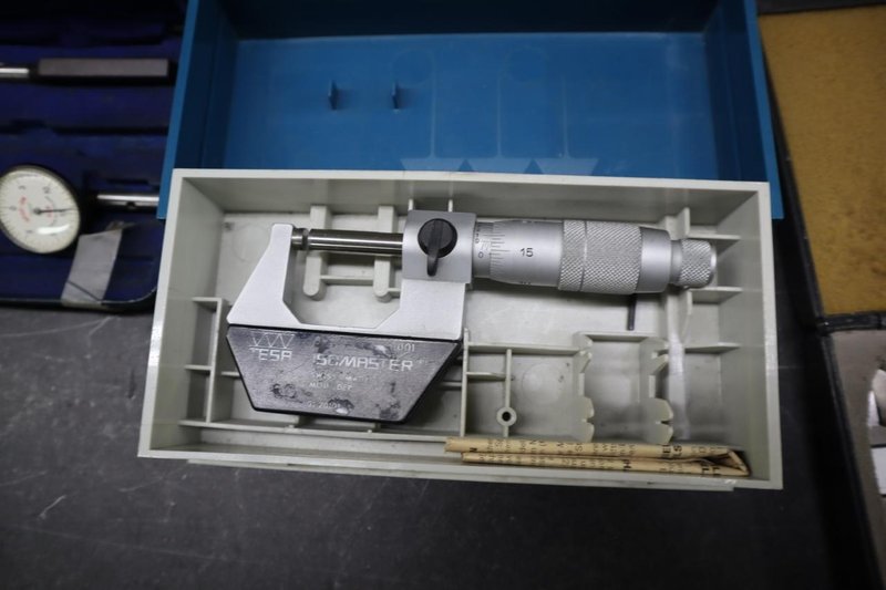 Assorted Inspection Tools, Dial Calipers, Dial Indicator, Depth Micrometer, 1" Micrometer, Bore Micrometer- Auction Item