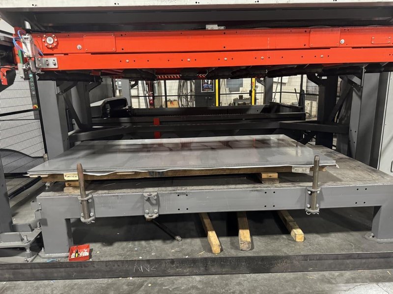 10,000 Watt Bystronic BySmart 3015 Fiber Laser, 2021 – W/ByTrans Extended Automation – Load Unload System , 5’x10′ Table