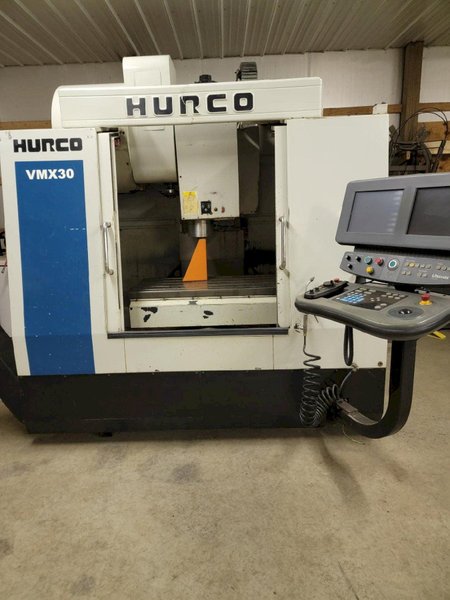 Hurco VMX 30 VMC, 2002 – Through Spindle Coolant, Chip Conveyor, Hurco Ultimax CNC Control