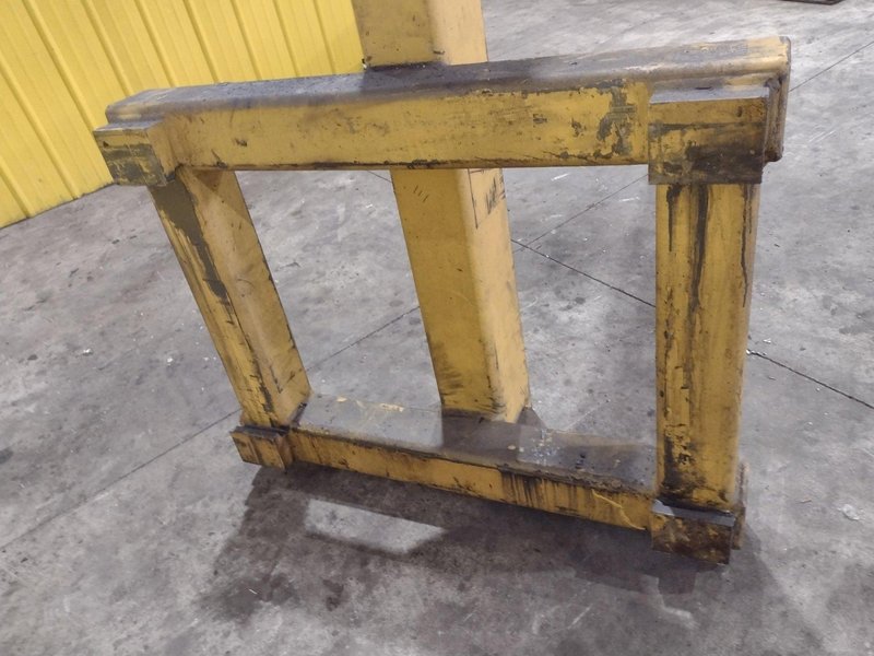 7,000 LBS (3.5 TON) X 70" X 63" MODEL FC JS-70 CALDWELL FORKLIFT CLIP-ON BOOM: STOCK #23563