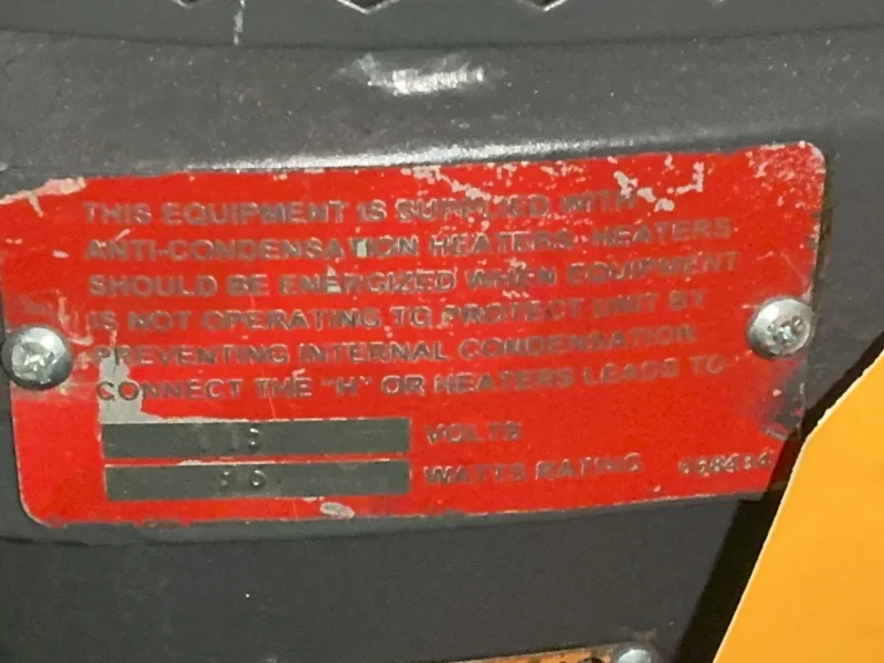 NIDEC 75HP 1775RPM VERTICAL PUMP MOTOR  -  HD75S2SL6