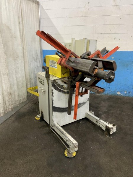 8,000 LB X 18" DALLAS MODEL DPR-818 MOTORIZED UNCOILER: STOCK #80819