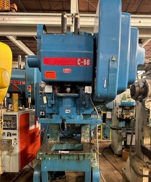 60 TON BLISS MODEL #C-60 OBI PUNCH PRESS 4&quot; STROKE: YOBRO #24082