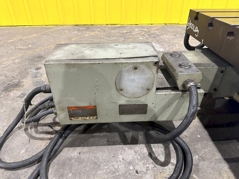 60&quot; X 60&quot; SHIBAURA MODEL #BFT-13CW2 T-SLOTTED ELECTRIC POWERED ROTARY TABLE: STOCK #19526