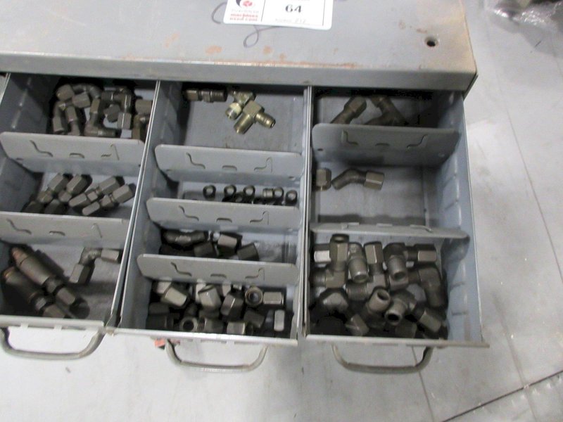 Steel 8 Drawer Divider Cabinet with Steel Compression Hydraulic Fittings- Auction Item