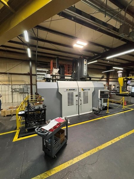 Momentum MVL-16M CNC VTL, 2018 – 78″ Max Turn Dia, Milling Spindle, Right Angle Head