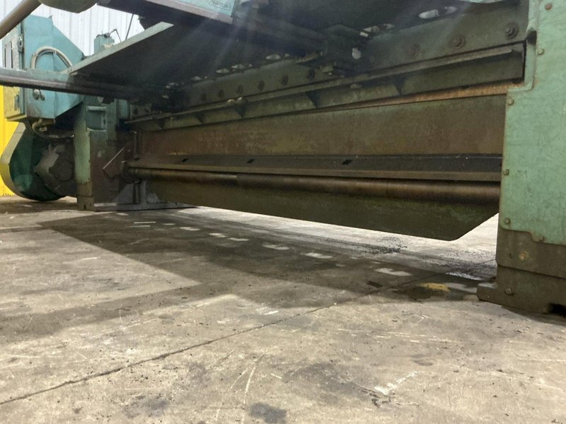 10' X 1/4" WYSONG MODEL #1025-F MECHANICAL POWER SQUARING SHEAR: YOBRO #25202
