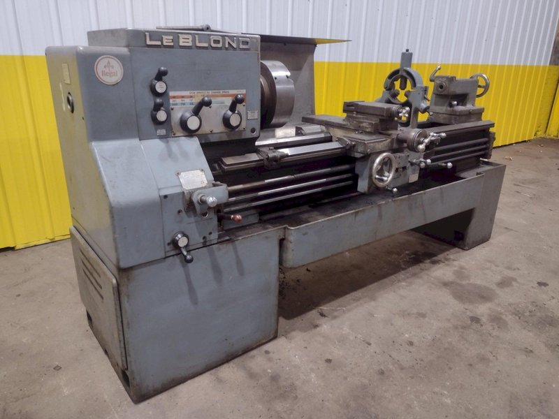 19" x 54" LEBLOND MODEL #7E REGAL ENGINE LATHE, 1.75" HOLE: STOCK #19469