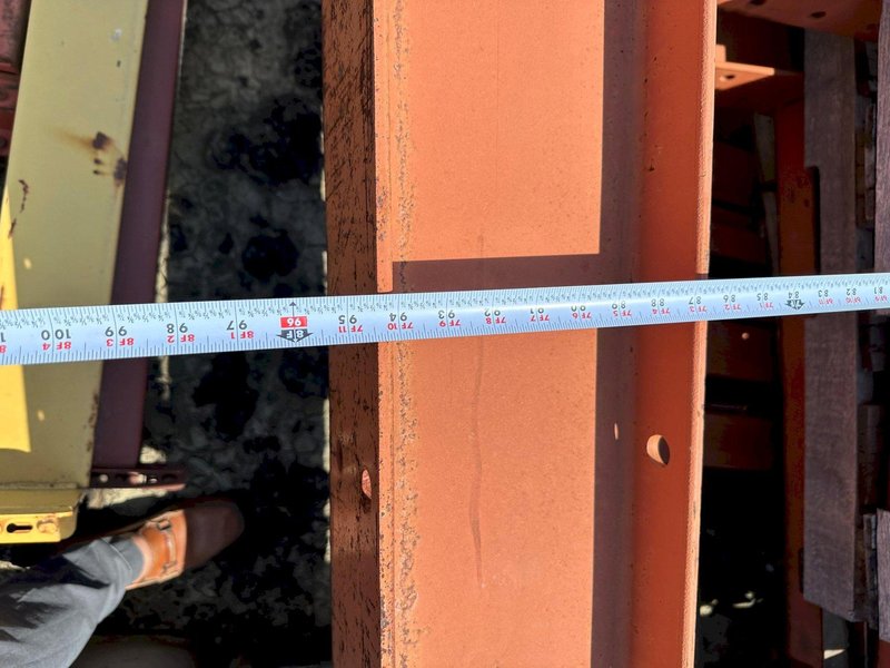 8' T X 44" D X 12' LONG CANTILEVER MATERIAL STORAGE RACK. STOCK # 0626323