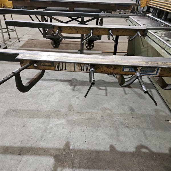 10' X 1/4" US INDUSTRIAL 1025 HYDRAULIC SHEAR. STOCK # 0134025.