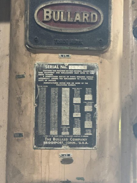 86&quot; BULLARD DYNATROL VERTICAL TURRET LATHE. STOCK #0888625