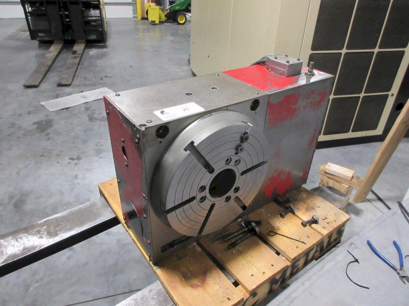 Haas HRT-310 Programmable Rotary Table 12.2" Platen, Brushless Sigma 1 Drive Motor, Air Brake, Cables and Connectors- Auction Item