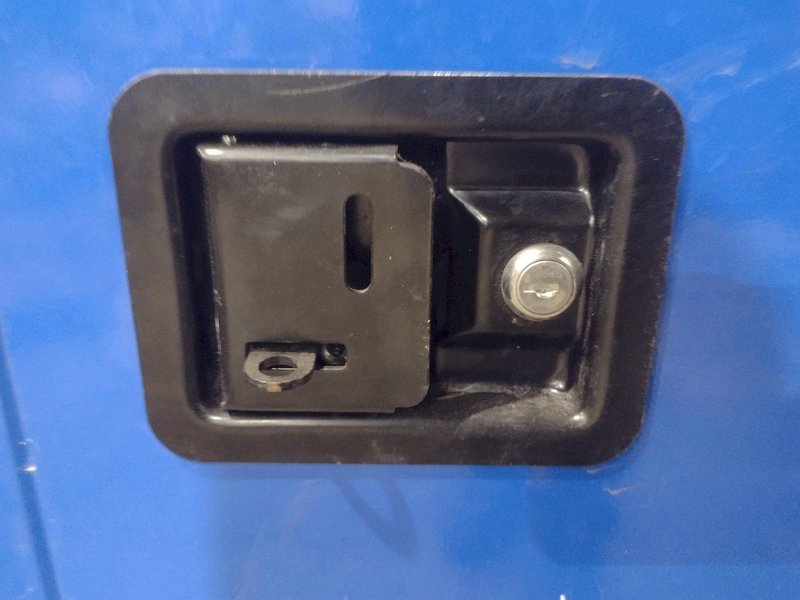 2 DOOR JUSTRITE HAZARDOUS MATERIALS STORAGE CABINET, 43” X 18” X 65” HIGH: YOBRO #24504