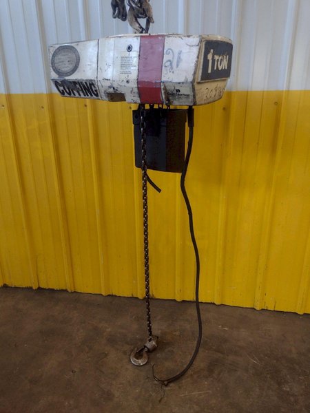 1 TON COFFING ELECTRIC CHAIN HOIST: STOCK #17407