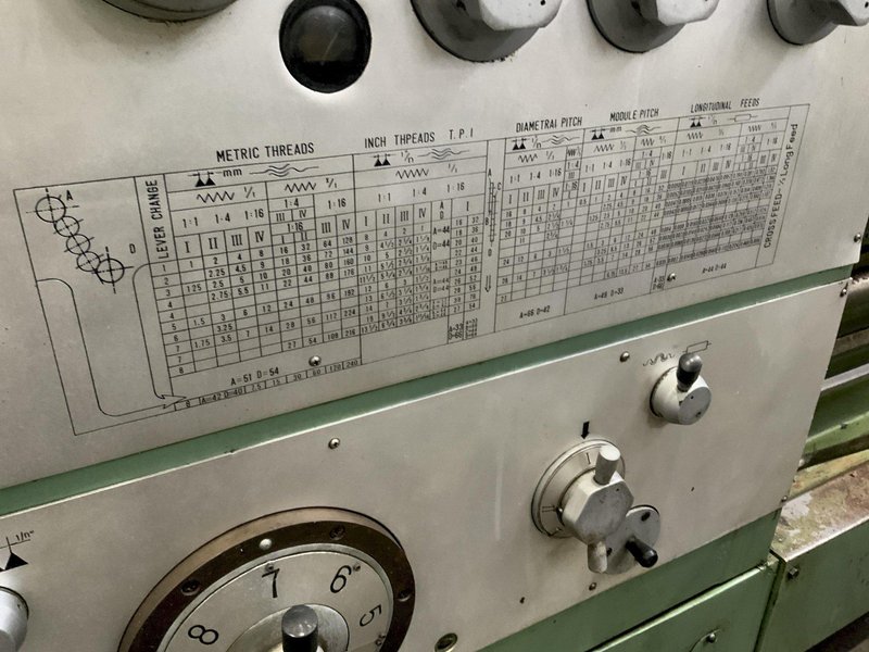 32" X 120" TIME MASTER GAP BED ENGINE LATHE: STOCK #80209