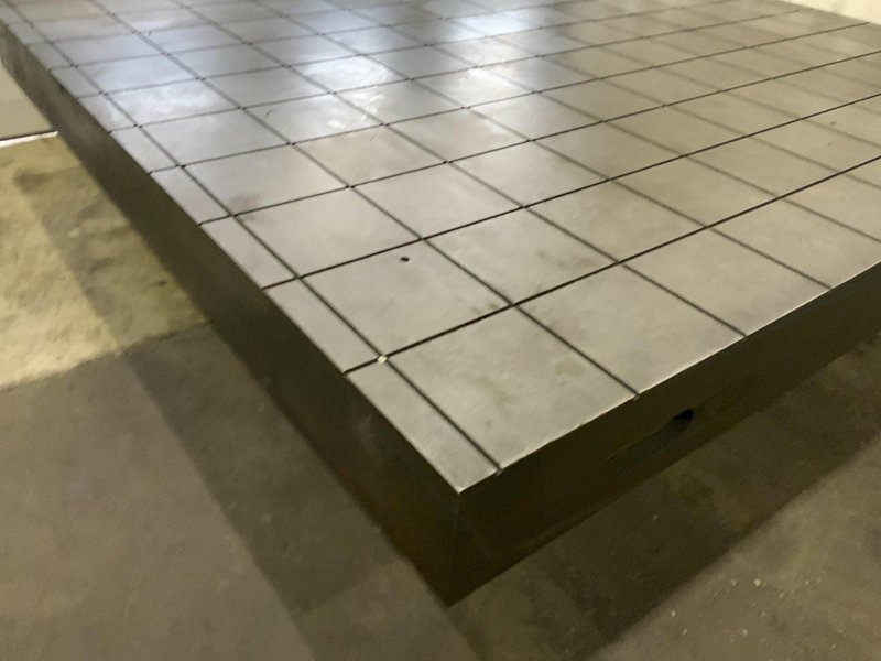 117.5" X 105" PORTAGE SURFACE PLATE/TABLE: STOCK #80846