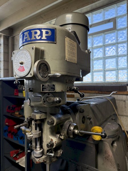 Sharp HMV Vertical Knee Mill For Sale