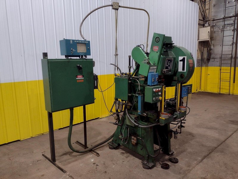 18 TON L&amp;J OBI STAMPING PUNCH PRESS, 2" STROKE: STOCK #18263