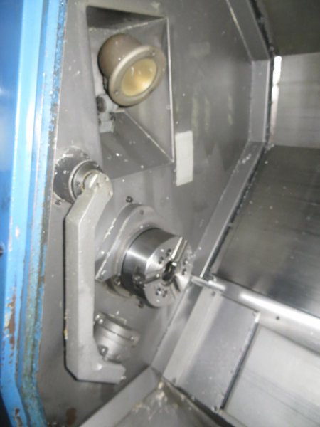 Kia Super KiaTurn 15 CNC Turning Center with Yasnac J50L CNC Control, 6&quot; 3-Jaw Chuck, Tool Setter, 12-Tools, Tailstock, Chip Conveyor and MORE!- Auction Item