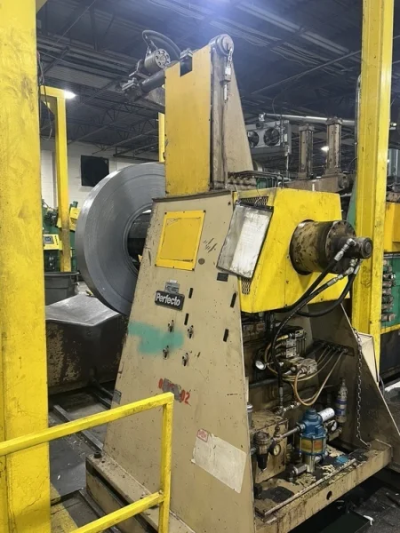 Dallas / Perfecto 13,000# x 24&quot; x .250&quot; Servo Feed Line w/ Coil Car, STO...