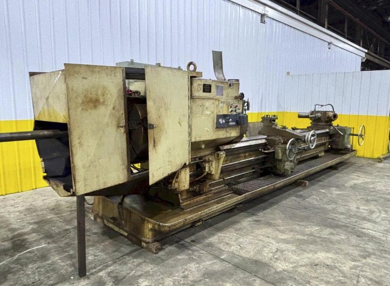 12.5" HOLLOW SPINDLE WARNER &amp; SWASEY MODEL 4A (M–3580) SQUARE HEAD TURRET LATHE. STOCK # 1107725