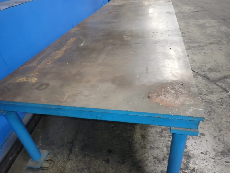 50" X 152" X 36" PORTABLE WELDING TABLE
