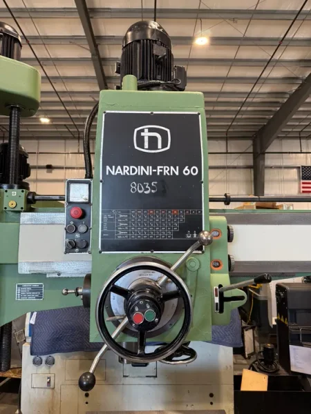 NARDINI FRD-60 5’ x 15” Radial Arm Drill #5MT #8183