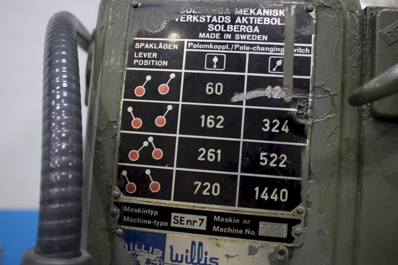 22&quot; SOLBERGA SINGLE SPINDLE DRILL: STOCK #75978