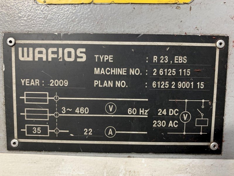 .040&quot; - .157&quot; Wafios R23 EBS Wire Straightener &amp; Cutoff, with Chamfer Unit