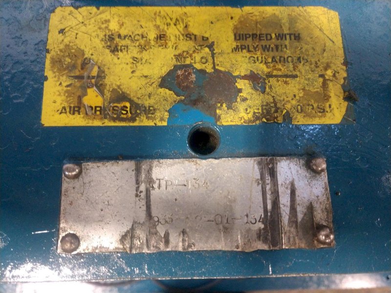 12 TON AIRAM 4-POST PNEUMATIC CUTOFF PRESS: STOCK #13204