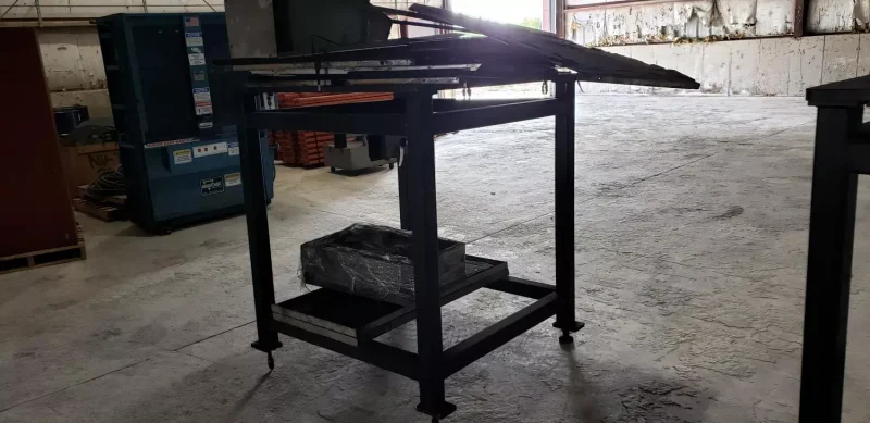 Bowl Stand 46 x 46 x 54 ½ w/enclosure