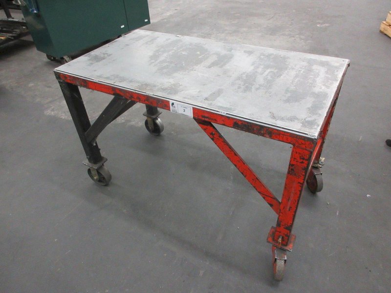 Rolling Steel Shop Cart- Auction Item