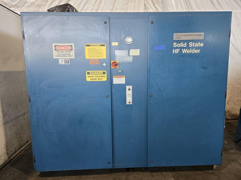 500 K.W. THERMATOOL SOLID STATE HIGH FREQUENCY WELDER. STOCK # 0758226