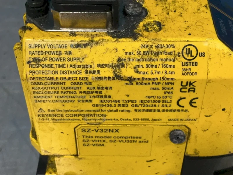 SICK SAFETY LASER SCANNER  -  SZ-V32NX