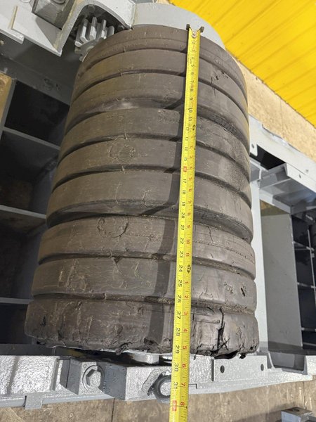 120 TON (240,000 LBS) RANSOME PANDJIRIS POWERED TANK TURNING ROLLS, POWER &amp; IDLER: STOCK #23144