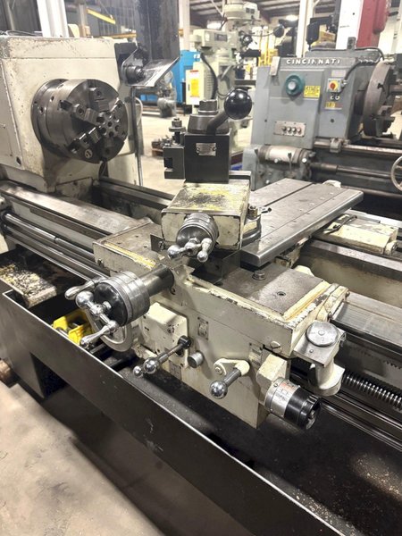 19" x 54" Leblond Makino Lathe Servo-Shift 25-1000 RPM, 3" Hole, Inch/mm, Taper, 10 HP